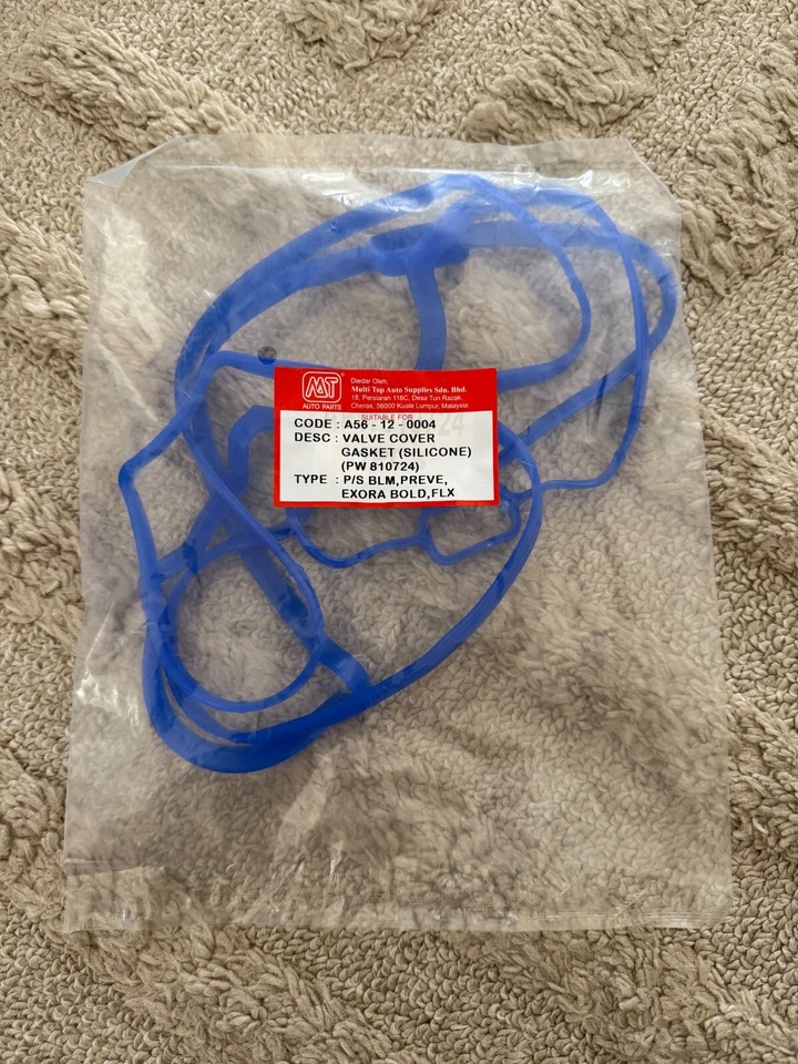 Proton Saga BLM FLX IAFM Exora CFE Preve Silicone Engine Valve Cover Gasket - Image 2