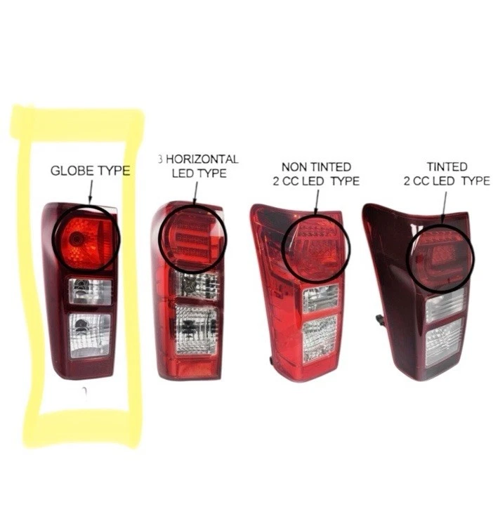 Isuzu Dmax D-Max Ute 2012-2017 Rear Lamp (Non-LED Type) - Image 3