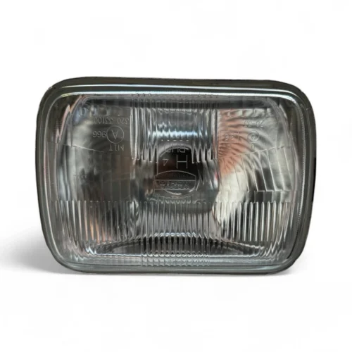 TYC Square Semi Sealed Beam Glass Headlight -H4 Head Lamps x 1Pair