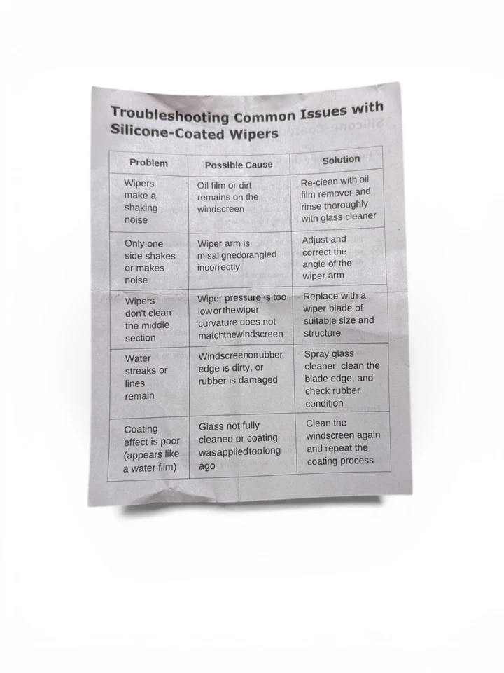 Toyota Tarago 2006-2019 Coated Silicon Aero Front Wiper Blades x Pair - Image 6