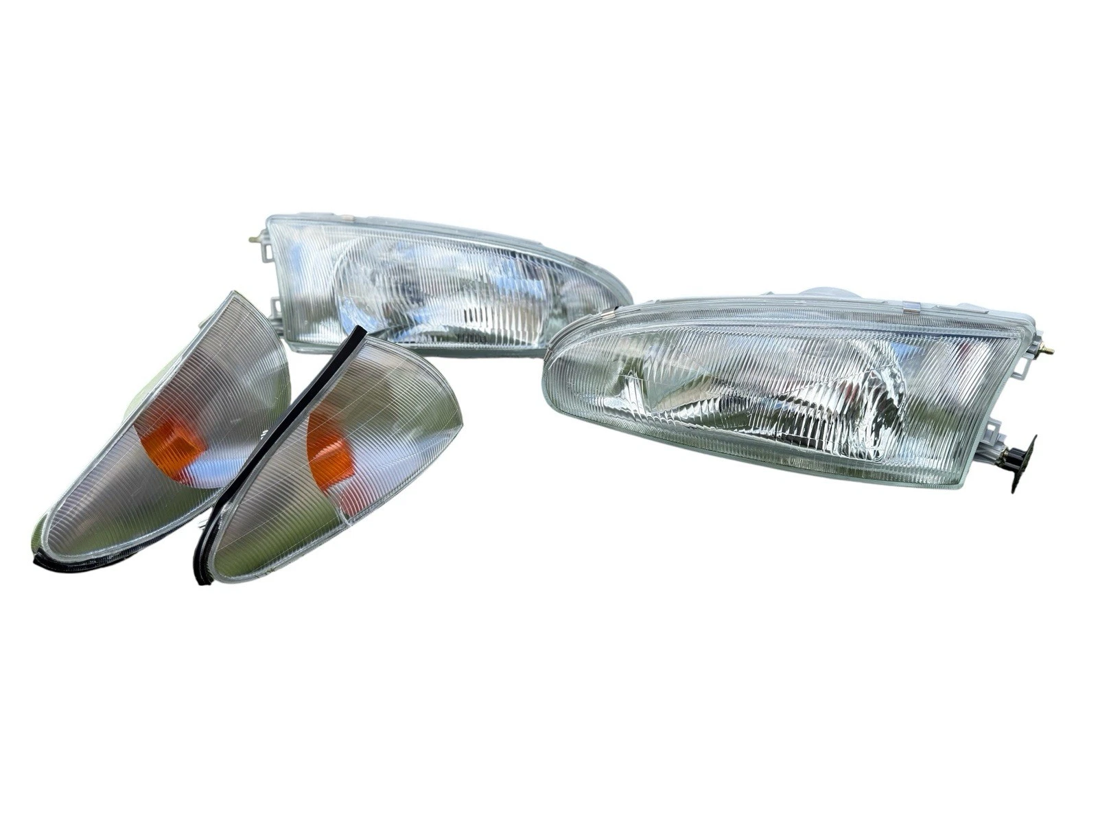Proton Satria Wira M21 Jumbuck Headlights & Signal Corner Lights (Clear)