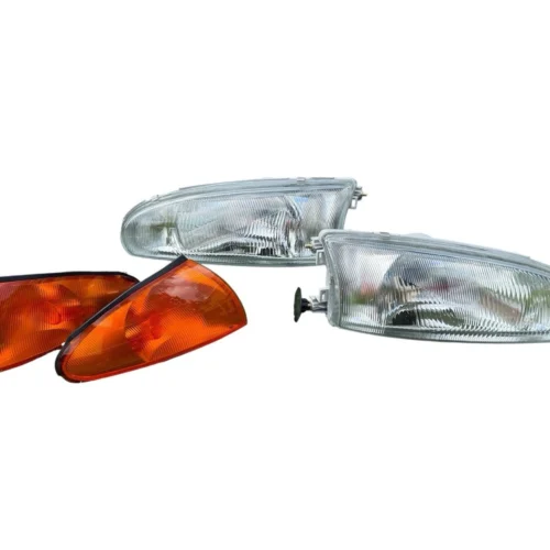 Proton Satria Wira M21 Jumbuck Clear Headlights & Orange Signal Corner Lights