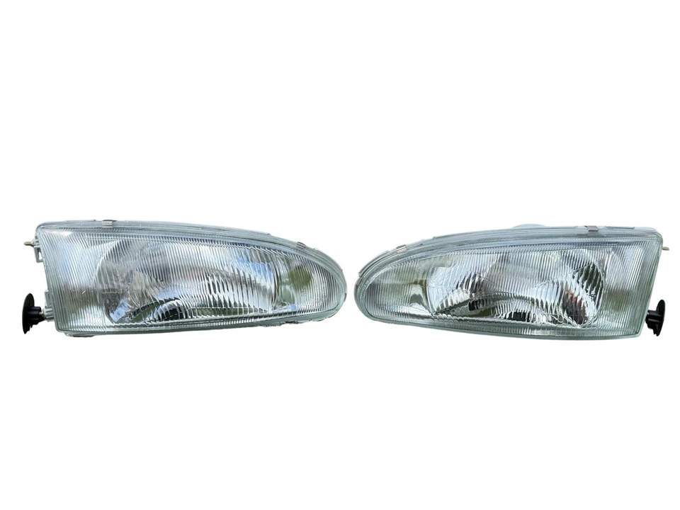Proton Satria Wira M21 Jumbuck Clear Headlights & Orange Signal Corner Lights - Image 4
