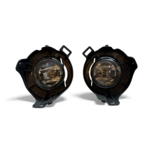 1 Pair of Nissan Frontier Navara D40 2006 2011 Kit Fog Lamp Spotlights Trim Clear