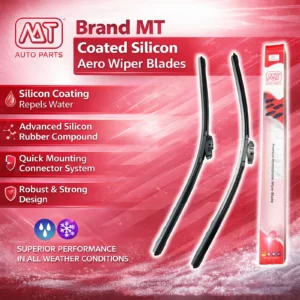 Honda Accord (For S8) Hatch 1977-1983 Coated Silicon Aero Wiper Blades x Pair