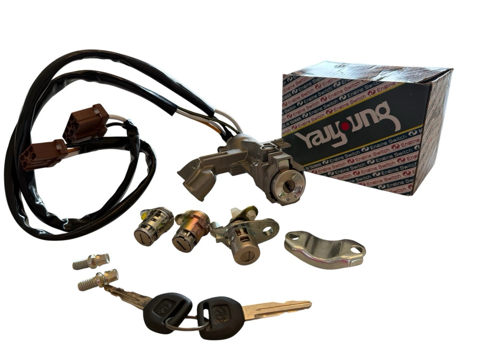 Honda Civic S04 96-99 Ignition Streering with Wire Door Trunk Lid Lock Set
