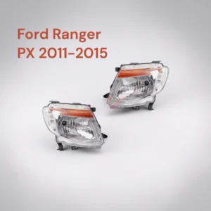 [TYC] Ford Ranger PX 2011-2015 Head Light Front Lamp (XLT Chrome) - Pair