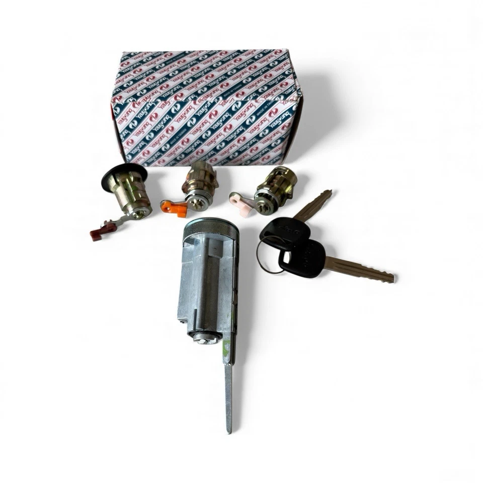 Toyota Corolla EE90 E9 87- 92 Ignition Switch Door Trunk Lock Cylinder Set - Image 3